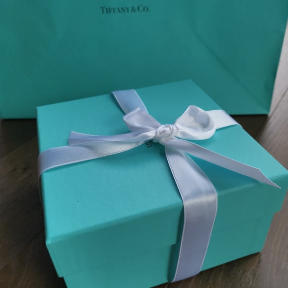 Tiffany & Co. Medium Shopping Bag & Box w Ribbon - Picture 3 of 4